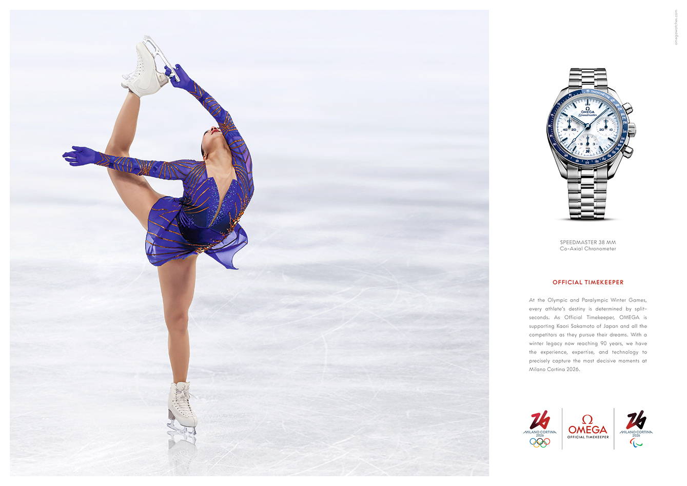 【OMEGA】ミラノ・コルティナ2026 広告キャンペーンを発表